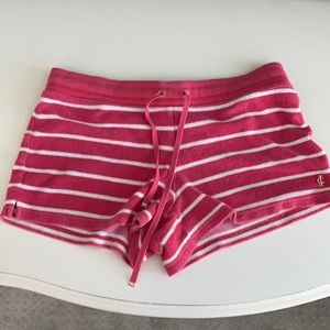 Juicy couture terry cloth shorts size M